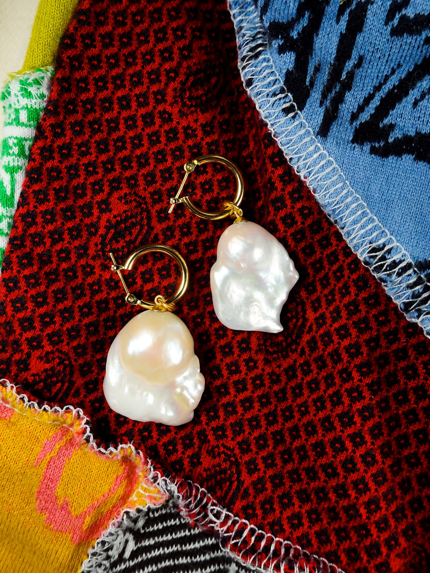 Única Baroque Azuli Earrings N03